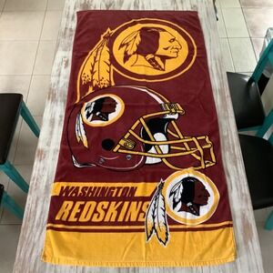 Northwest NFL Washington Redskins 100%  Cotton Beach Towel 27 x 53